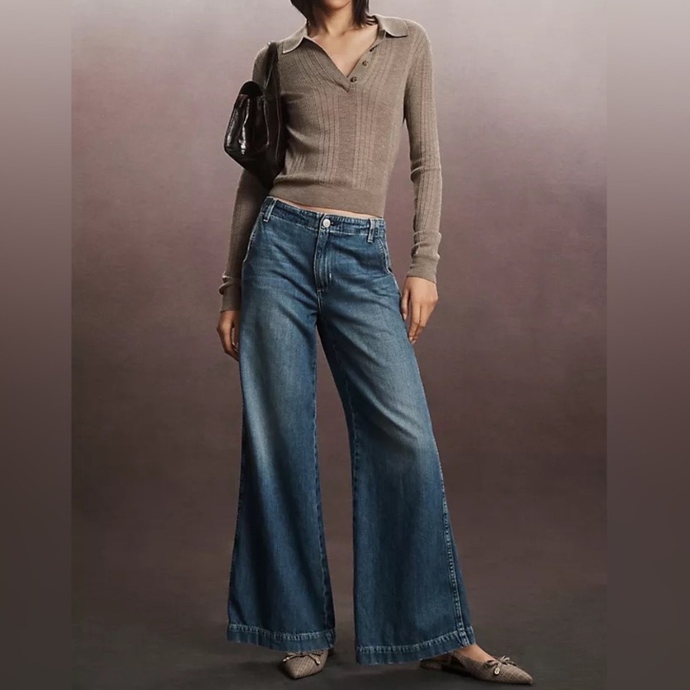 AMO Edith Wide‎ Leg Trouser Jeans 29
